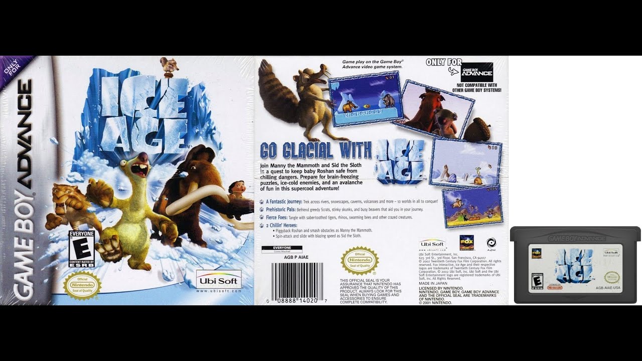 Ice Age (2002, Game Boy Advance) - Full Playthrough [No Commentary Archive]