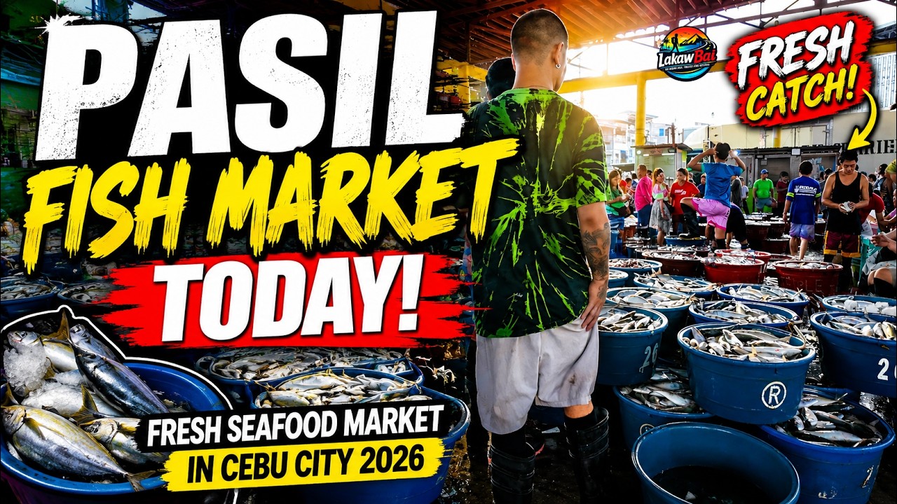 INSIDE PASIL FISH MARKET TODAY | Cebu's Biggest Seafood Market 2026