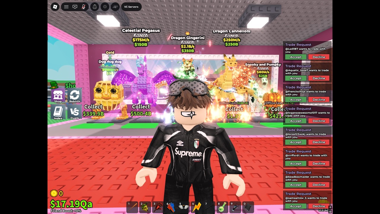 ROBLOX STEAL A BRAINROT TRADES AND DUELS LIVE!