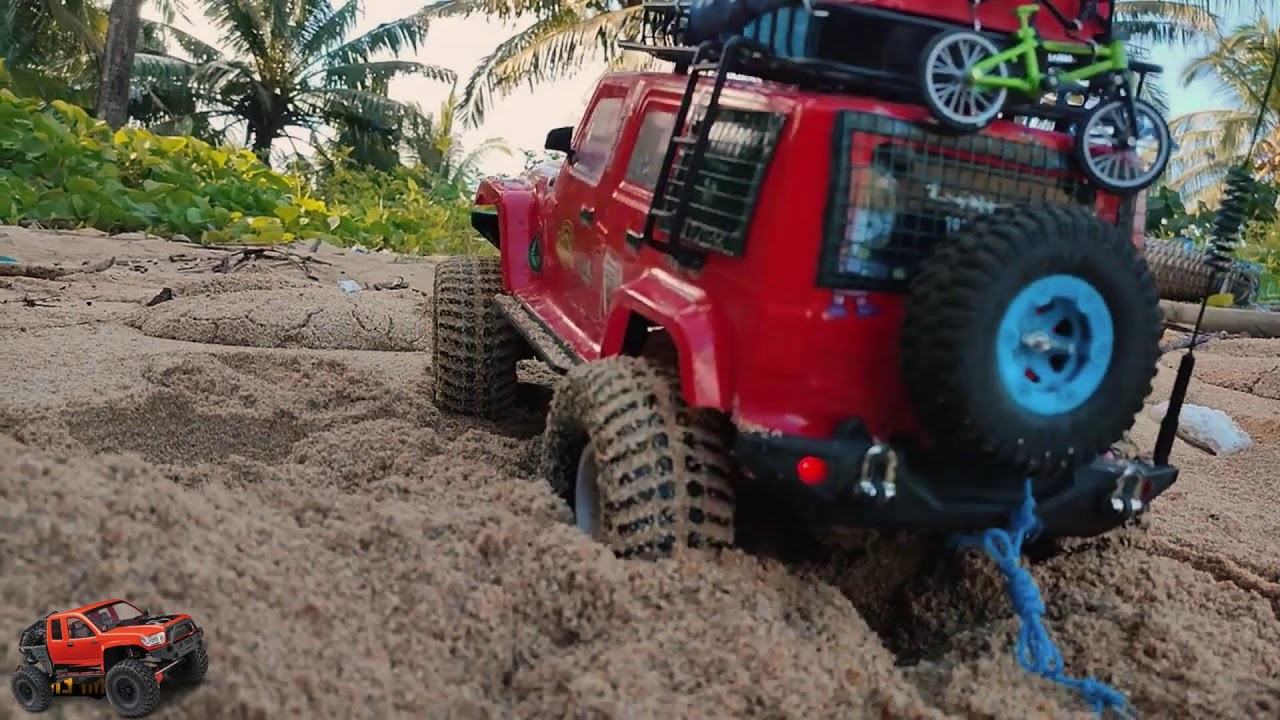Mud, Power, and Grit: Red RC Car Takes Off-Road to the Extreme,Rc RED 36