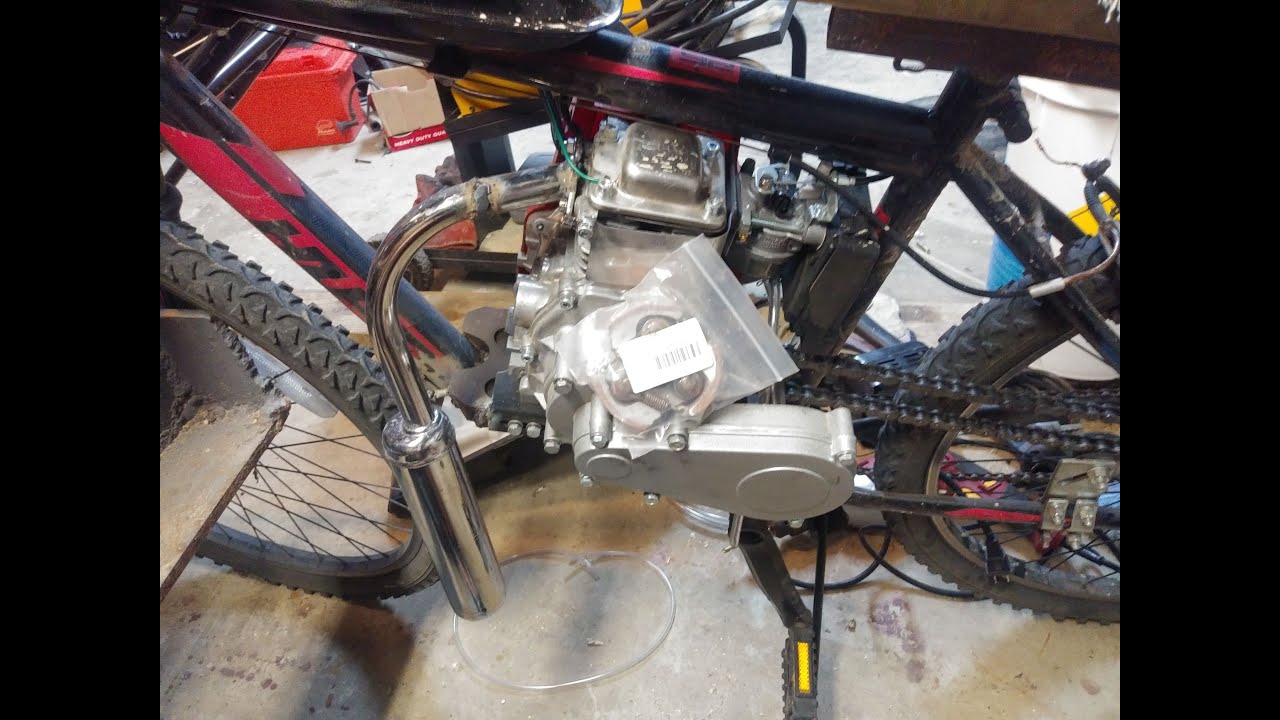New IMPROVED CLUTCH for 4 stroke motorized bicycle!