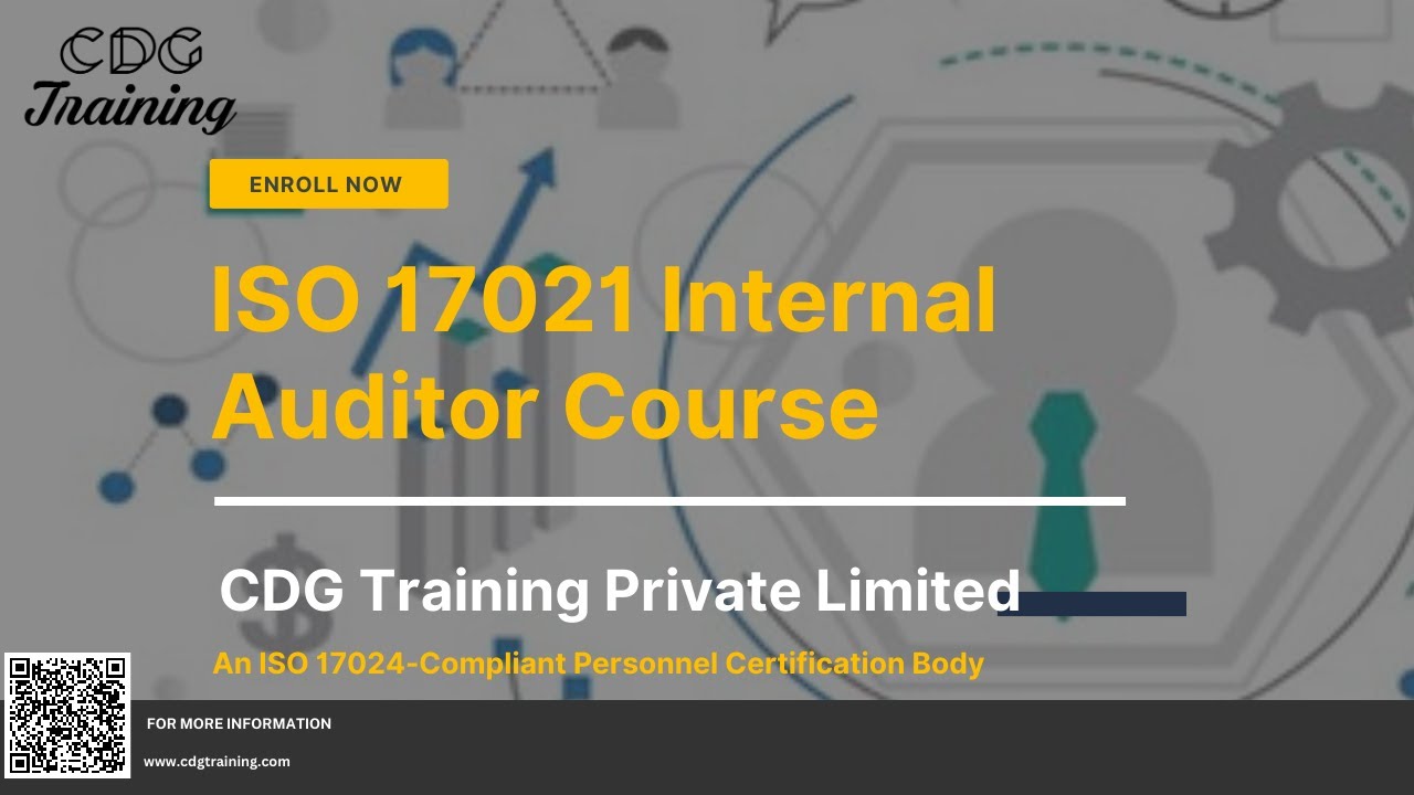 ISO 17021 Internal Auditor with CDG Training Private Limited | Get Course Link Below |