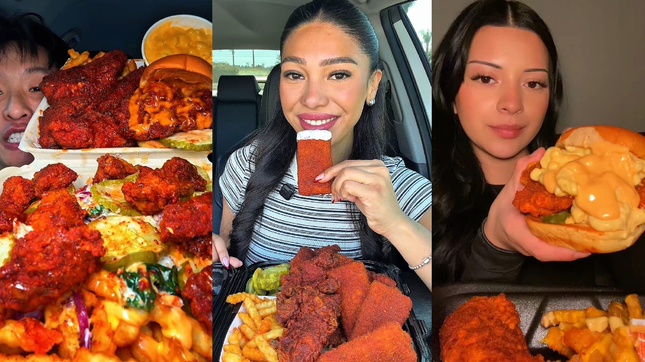 5 HOUR TIKTOK Mukbang Compilation | Wingstop, McDonald's, Chipotle & More!