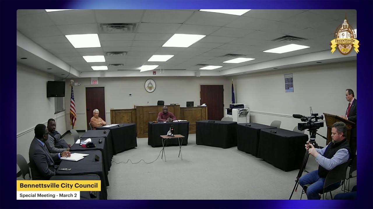 Bennettsville City Council Meeting
