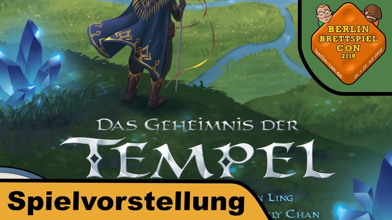 Das Geheimnis der Tempel - Brettspiel - Berlin Con 2018