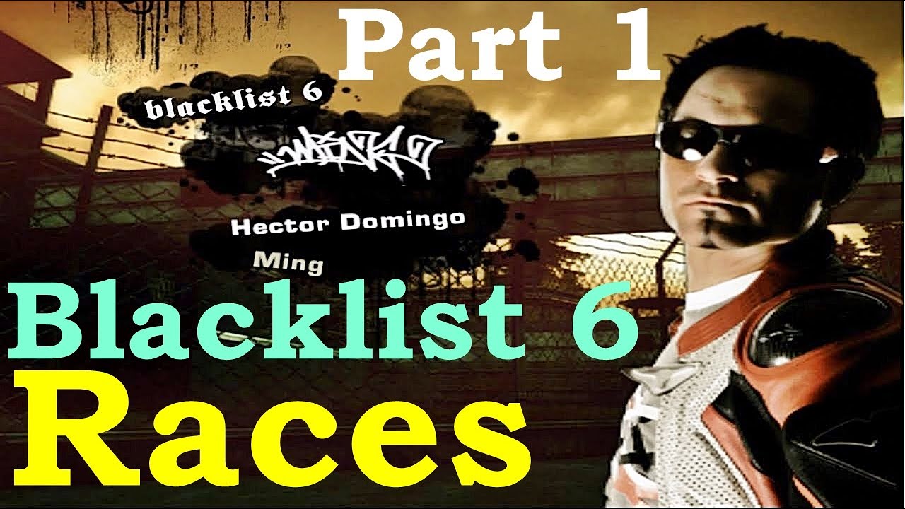 Need For Speed (Most wanted): Blacklist 6 Races Part 1
