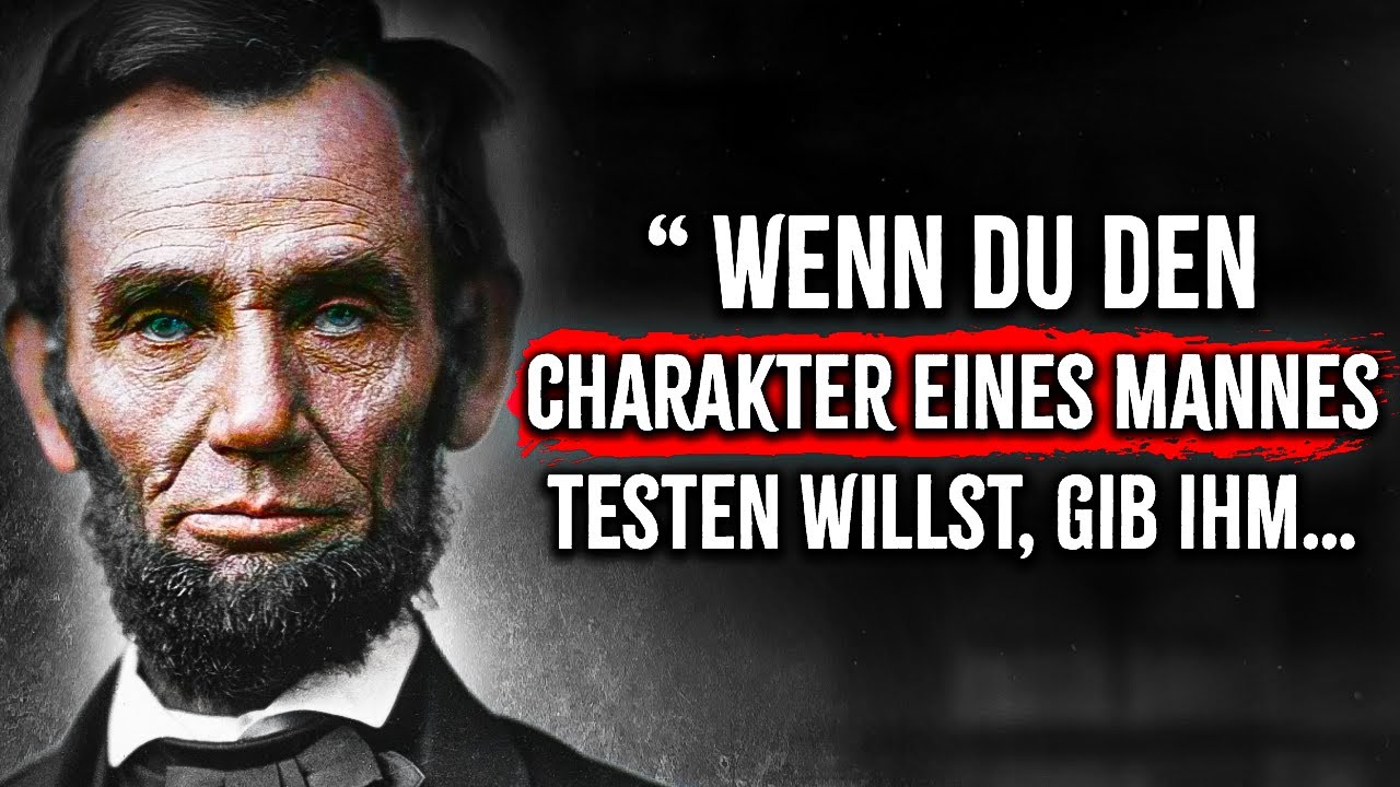 Abraham Lincoln Zitate & Weisheiten, die Sie zu Tränen rühren werden
