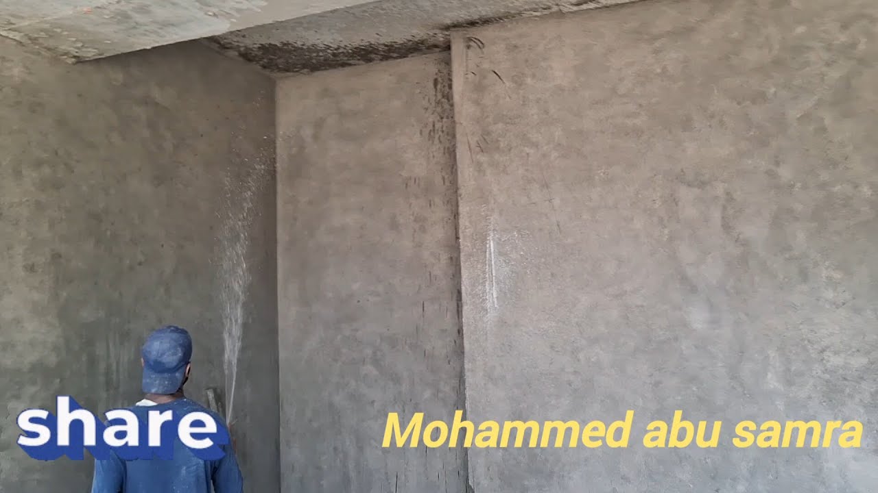 الطريقه الهنديه او الباكستانيه فى تنفيذ البلاستر او المحاره او اللياسه