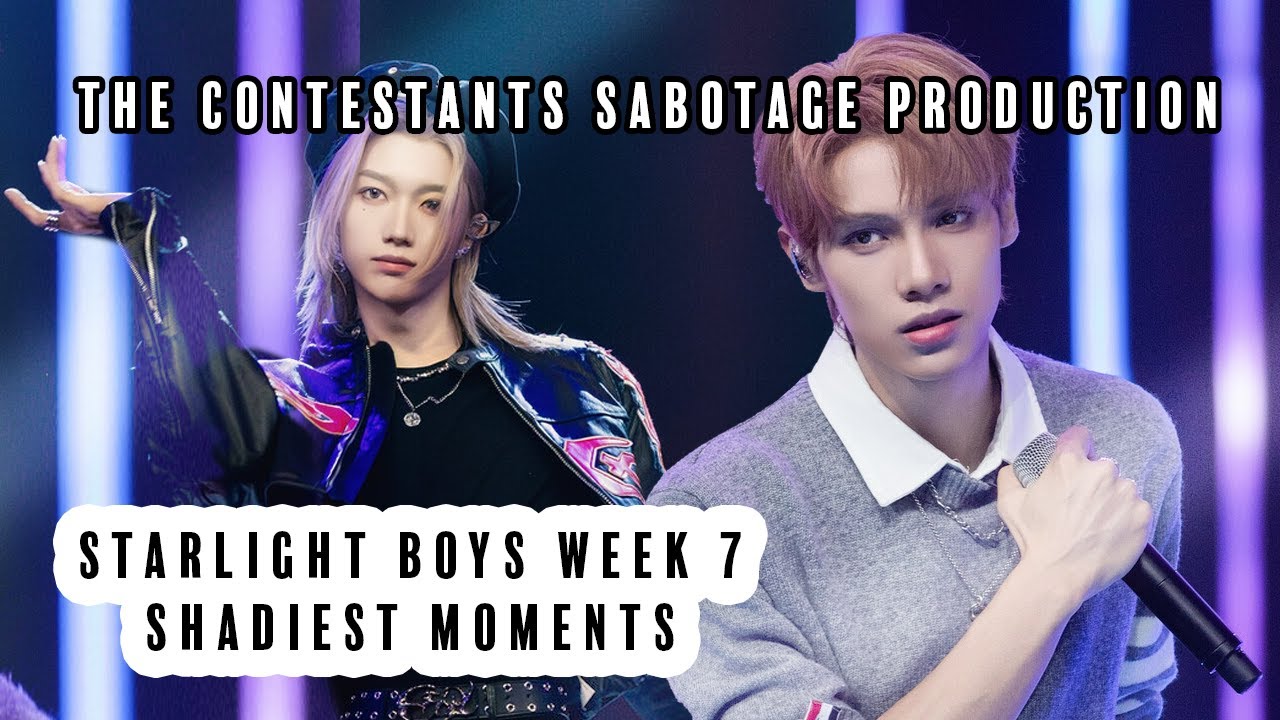 idols TRYING TO GET VOTED OUT? Sabotaging production | Starlight Boys Shadiest Moments Weekly recap