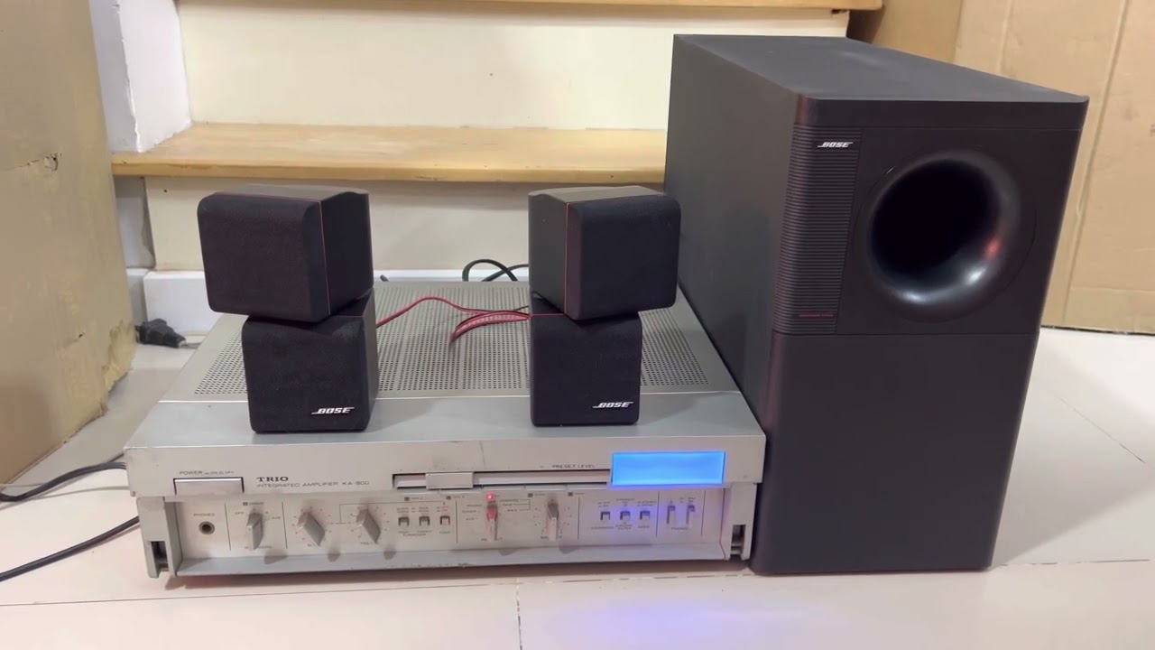 BOSE Acoustimass 5 series ii vs TRIO KA900_SoundEat Test ตามแคำอธิบายด้านล่าง
