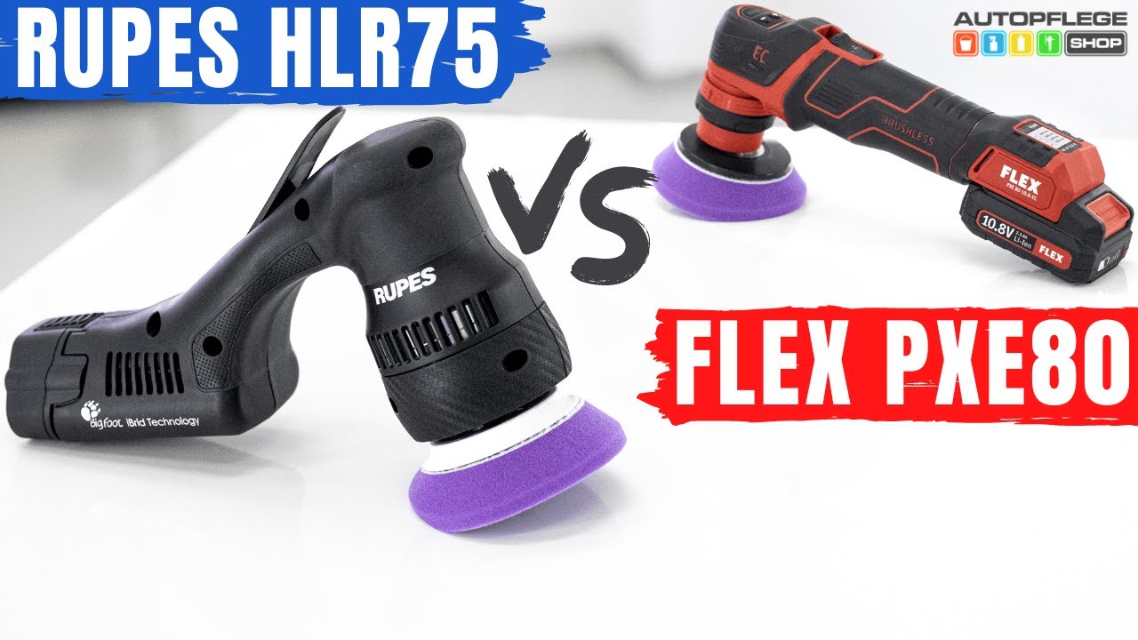Vergleich Rupes HLR75 vs.  Flex PXE80