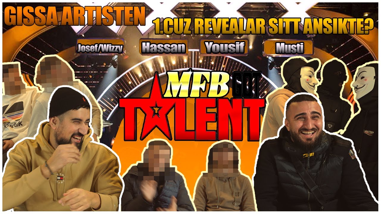 1.CUZ REVEALAR SITT ANSIKTE? *GISSA ARTISTEN*
