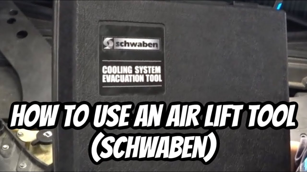 Use a  vacuum coolant system filler(airlift) the right way