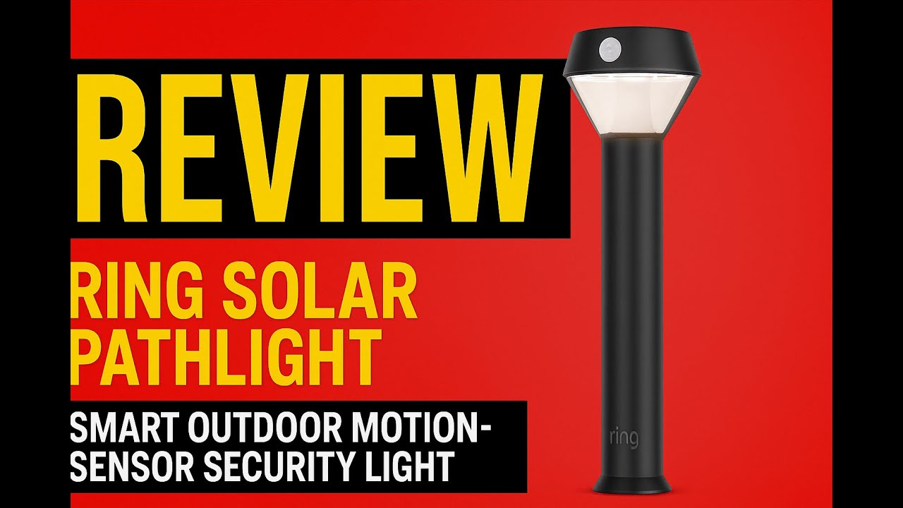 Review - Ring Solar Pathlight - Outdoor Motion-Sensor Security Light, Black (Bridge requi