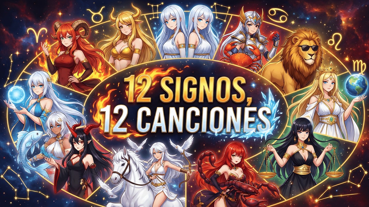 🐉 12 SIGNOS, 12 CANCIONES: Encuentra tu esencia astral ♈♌♏ | Álbum Completo - El Cantar Del Dragon