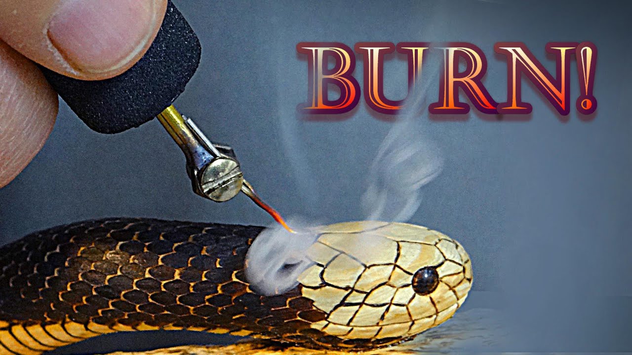 How To Add Texture With Wood Burning Tools