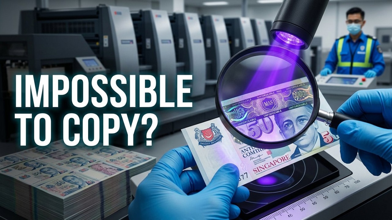Inside the Singapore Banknote Factory- How Its Made (Full Process)