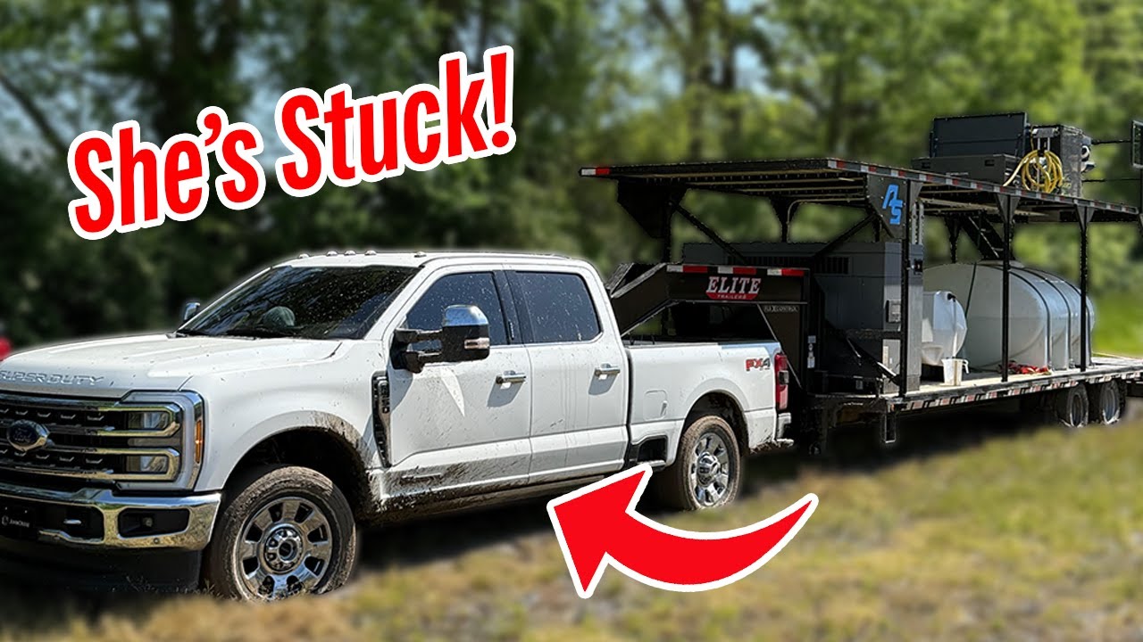 Drone Spraying Gone Wrong | Truck STUCK Deep!