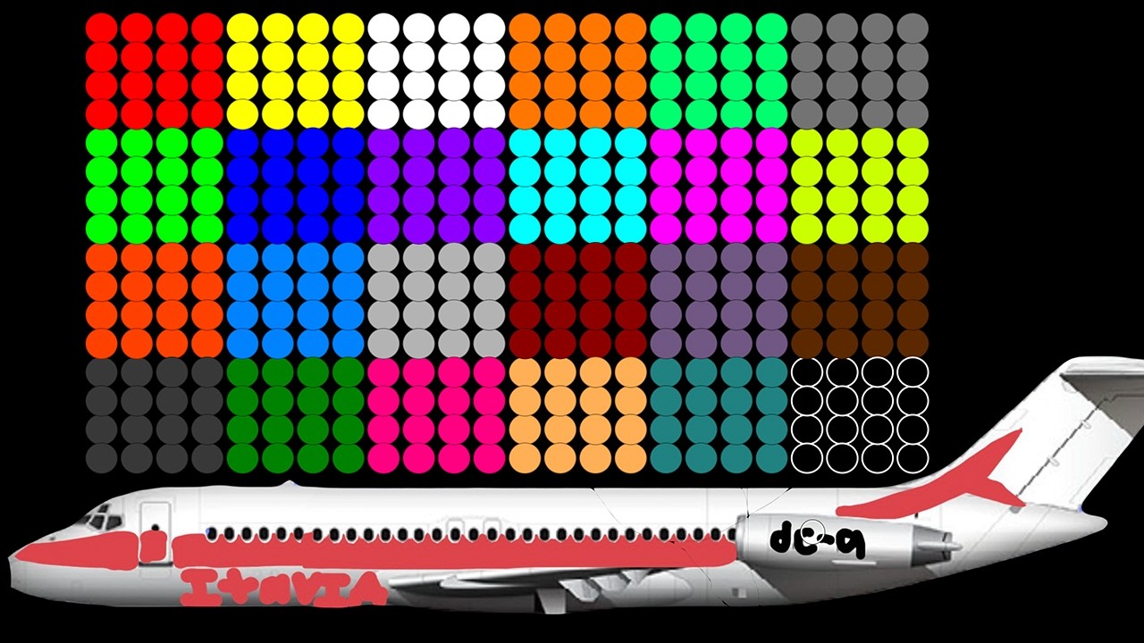 The Airplane 8 Legs Eliminations Marble Race in Algodoo