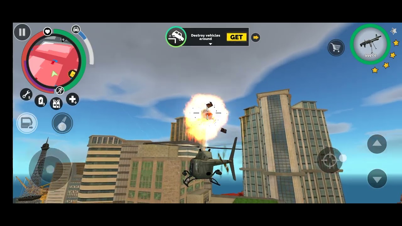 🪖 Army Camp se helicopter 🚁chori kar ke pure City me bam💣 ki barish kiya @Vegascrimegamers 