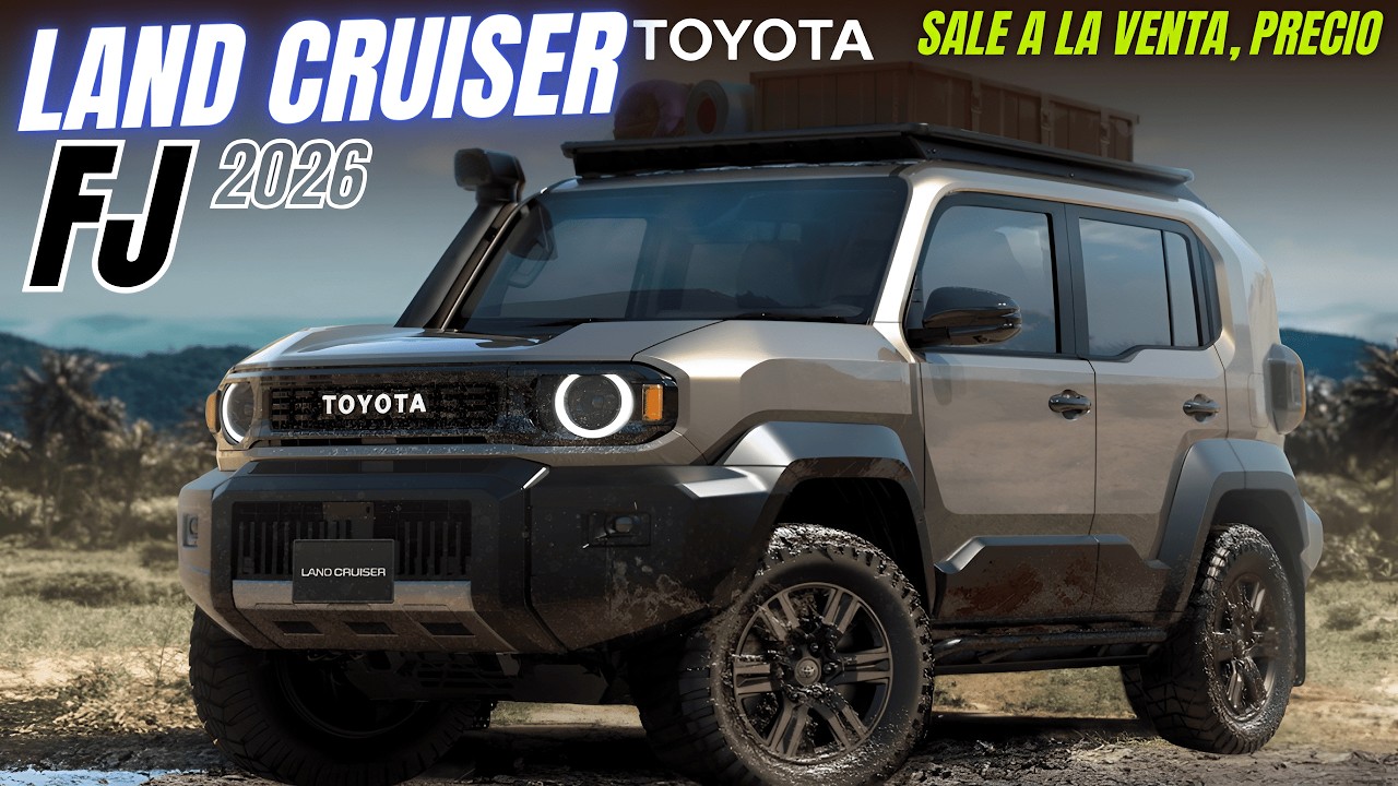 Toyota LAND CRUISER FJ 2026 ya tiene precio 😱 ¿el 4x4 más esperado del año?