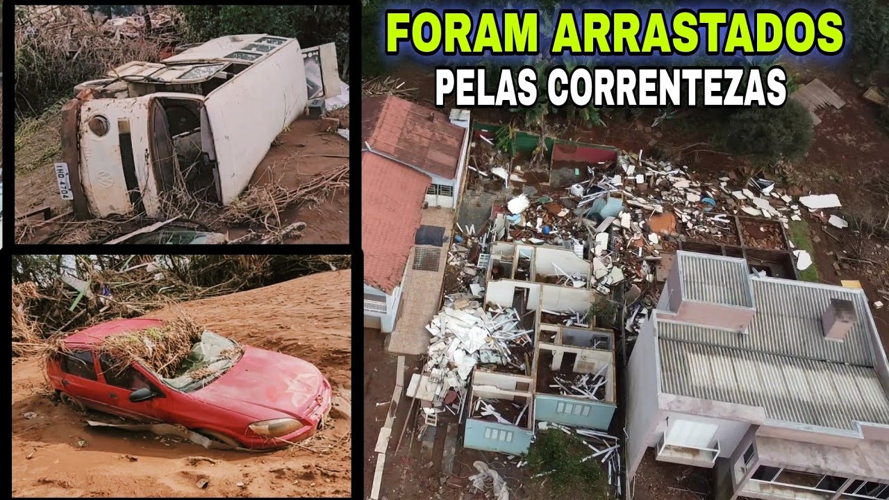 OLHE OQUE APARECEU ARRASTADOS DA CORRENTEZA NESSA CIDADE
