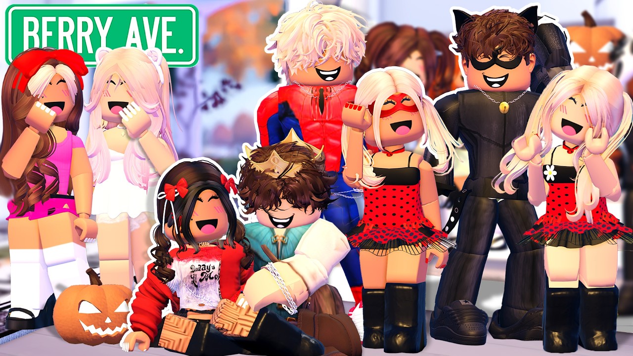 HALLOWEEN PARTY DRAMA GONE WRONG... TELLING HIM THE TRUTH! *VOICED* BERRY AVENUE