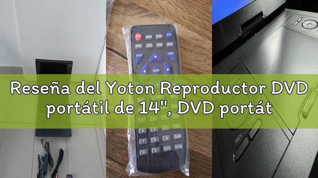 Reseña del Yoton Reproductor DVD portátil de 14