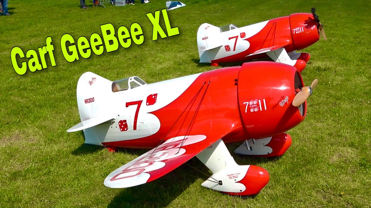 2x super fast CARF GEEBEE R2 RC Scale Model | ProWing 2023