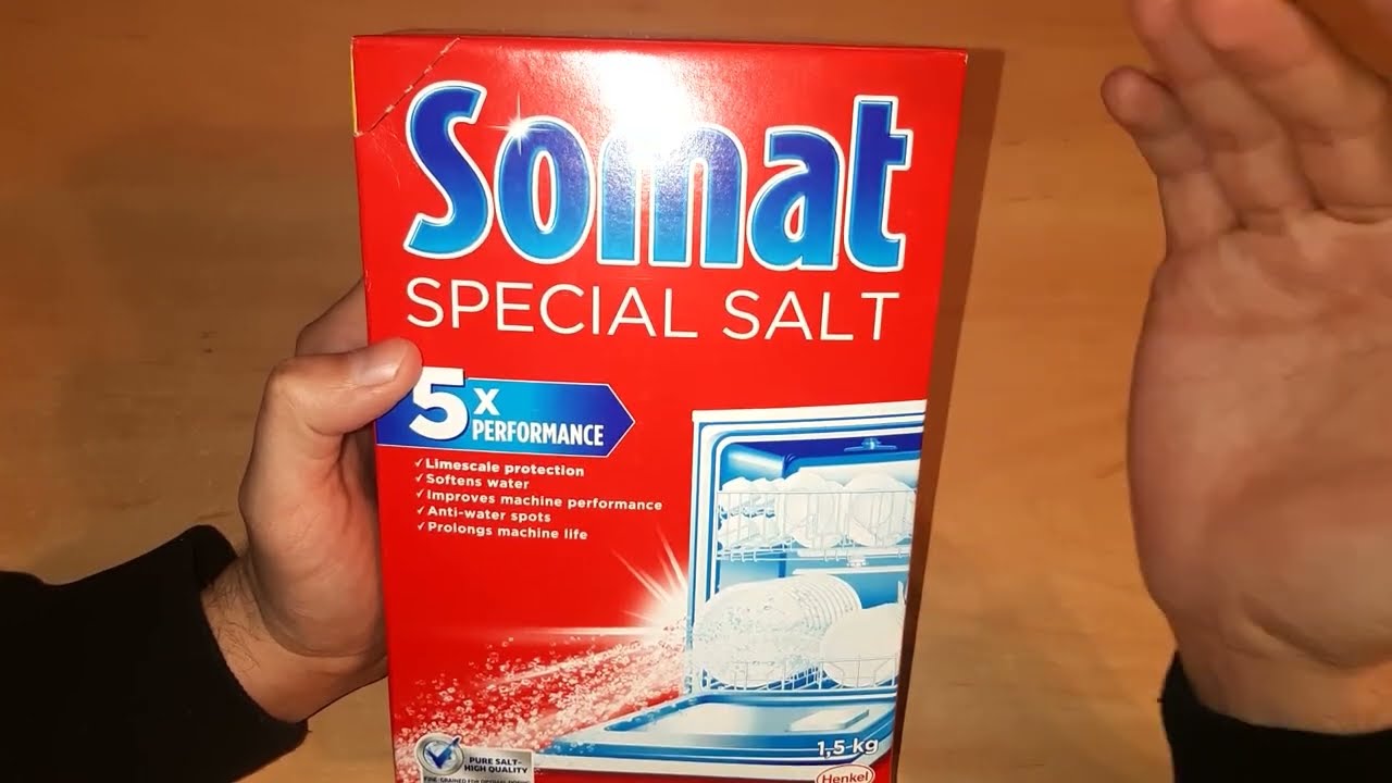 S&oacute;l do zmywarki Somat - unboxing, zastosowanie, opinie, recenzja, instrukcja, cena, informacje