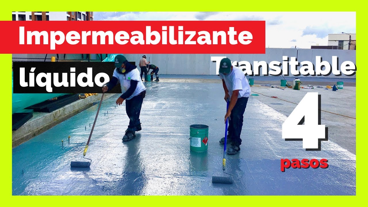💥Impermeabilizante para terrazas TRANSITABLES | Poliuretano líquido VULKEM procedimiento Paso a Paso