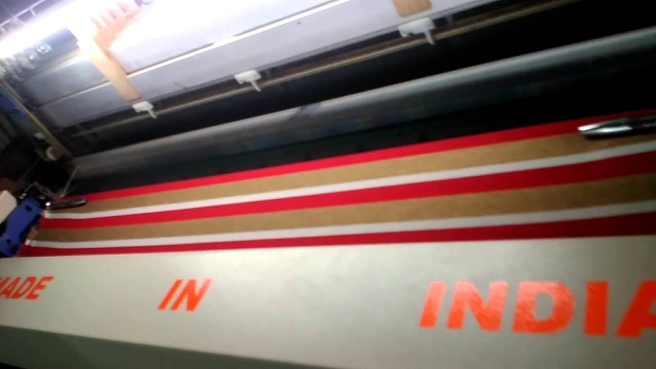 Furnishing Fabric Weaving @ 'Magic E7' Rapier loom at Udyog 2016...