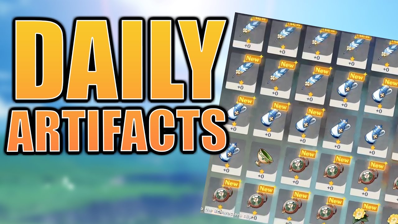 FARM THESE ARTIFACTS DAILY | Genshin Impact Guide