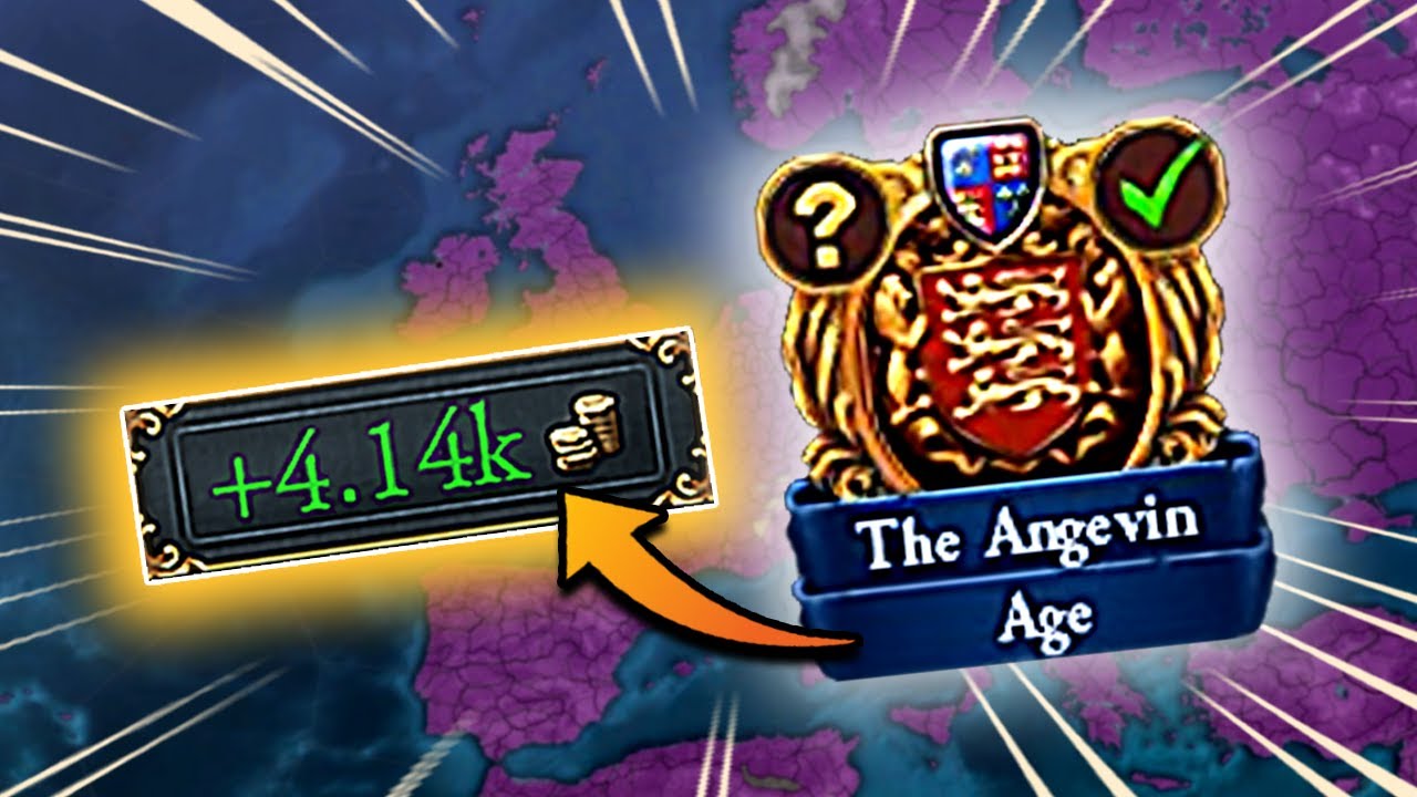 I Played ENGLAND For 200 YRS & Completed The ANGEVIN EMPIRE Path