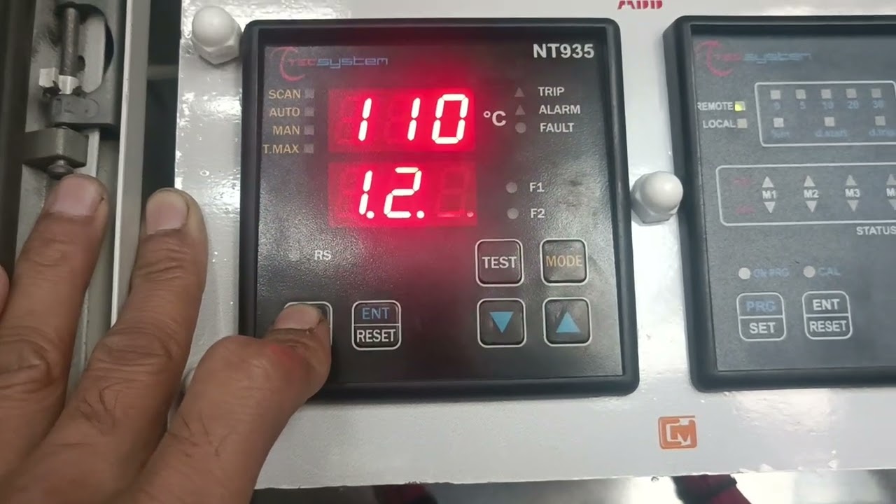 NT935 Temperature controller setting 