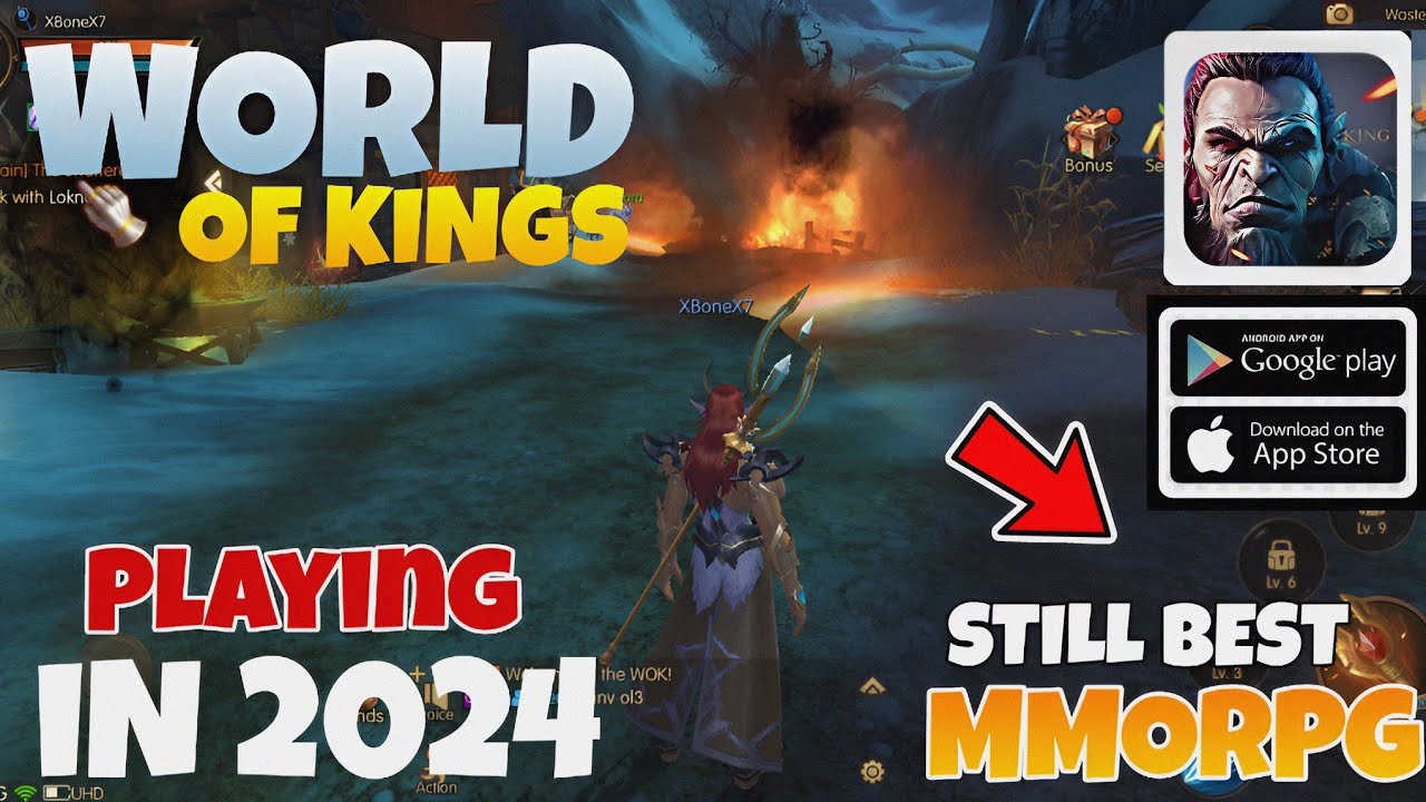 WORLD OF KINGS  GAMEPLAY MMORPG PLAYING IN 2024