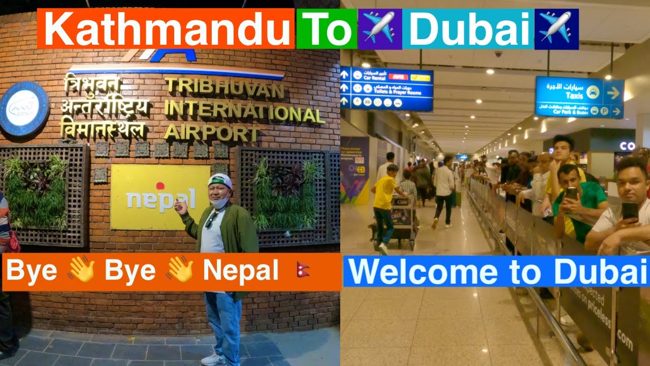 Kathmandu to Dubai | Latest Update | Royal Nepal Airlines | Travel Vlog✈️