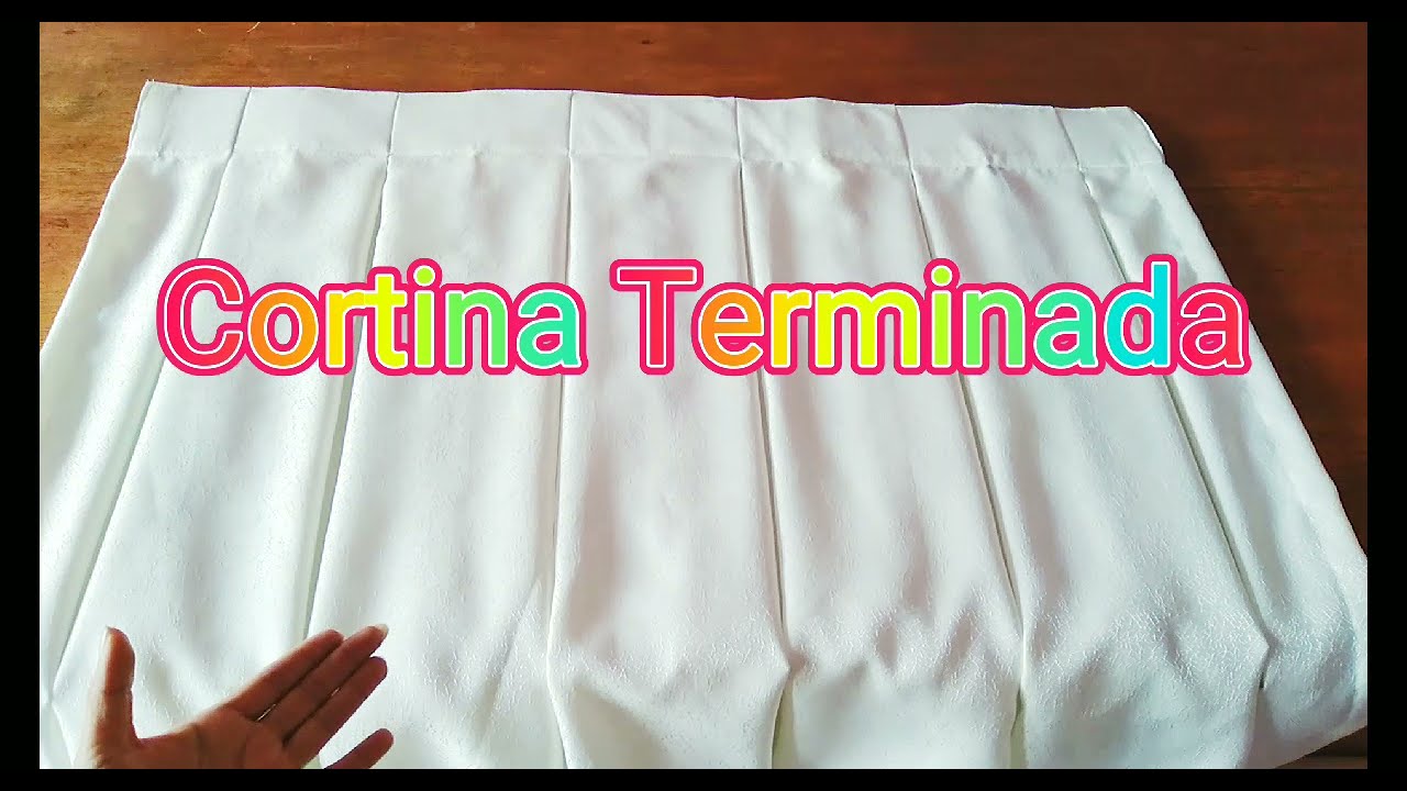 CONFECCIONA UNA LINDA CORTINA CON TABLONES