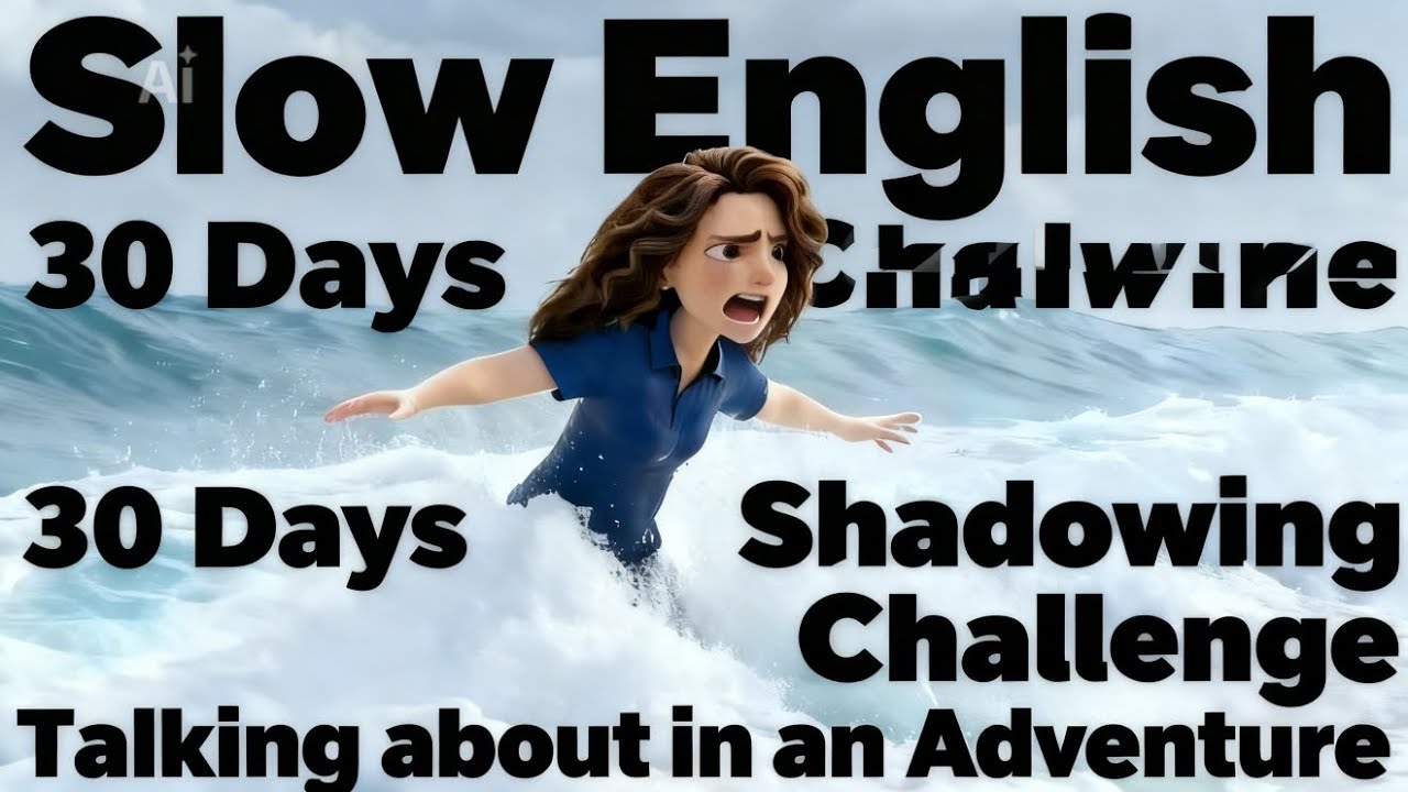 English Learning Story: Family Adventure! 🏕️✨ #slow english #english practice #English listening 