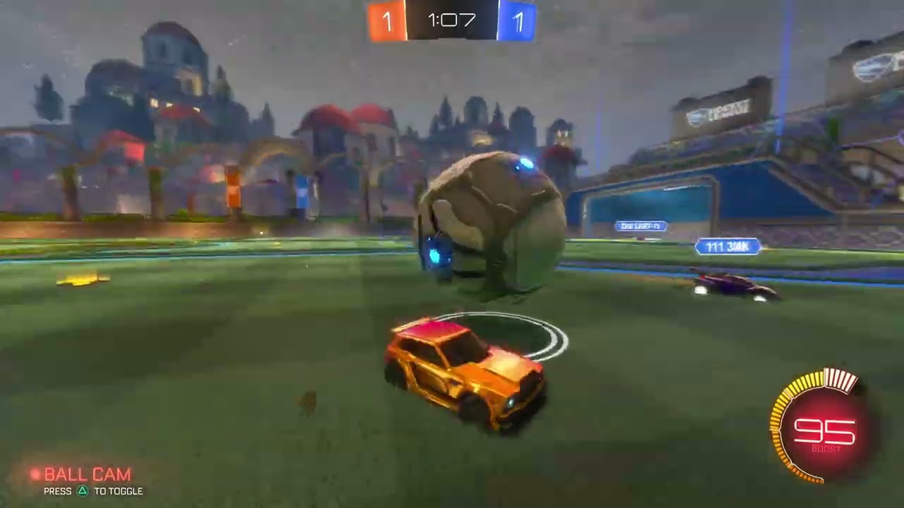 Playing RL 1v1 gold lobbies