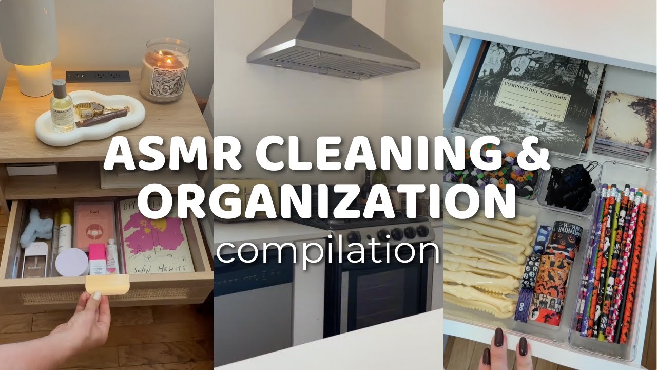 asmr cleaning & organizing 🫧 | aesthetic tiktok compilation
