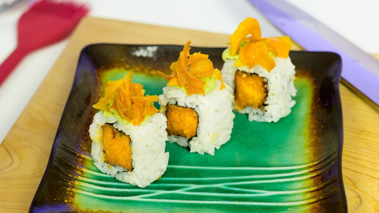 Sweet Potato Sushi Roll - Vegan Sushi Recipe
