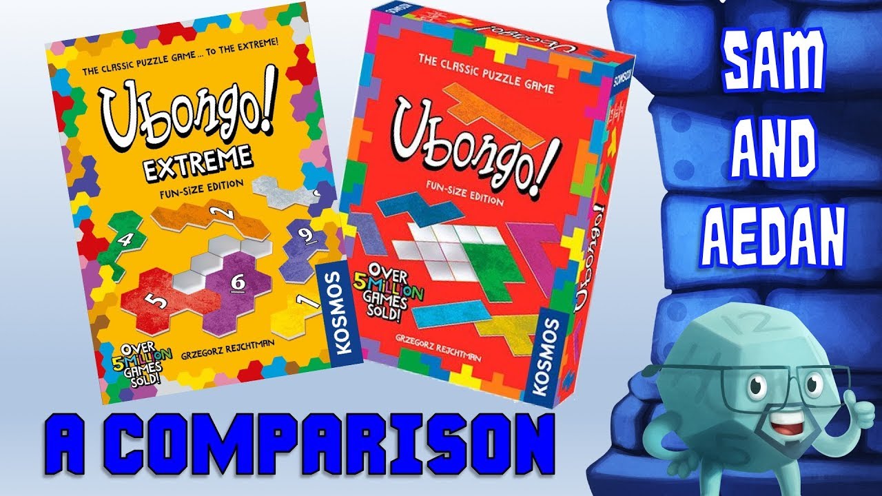 Ubongo! and Ubongo! Extreme Comparison with Sam & Aedan