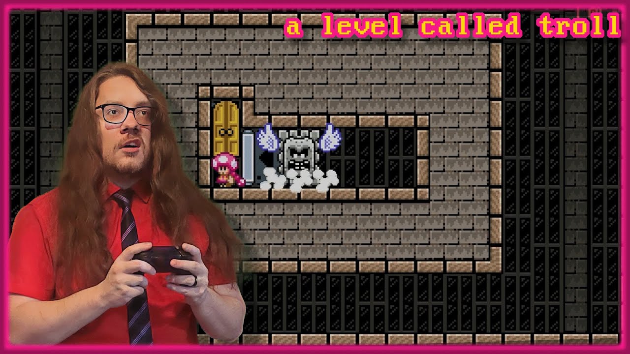 Уровень под названием «Тролль» | Уровень Тролля ► Super Mario Maker 2