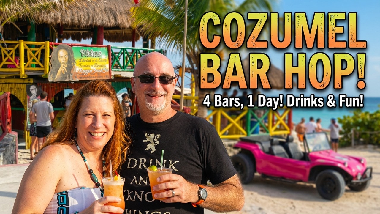 🌴🍹Cozumel Bar Hop Excursion You NEED to Try🍹🌴