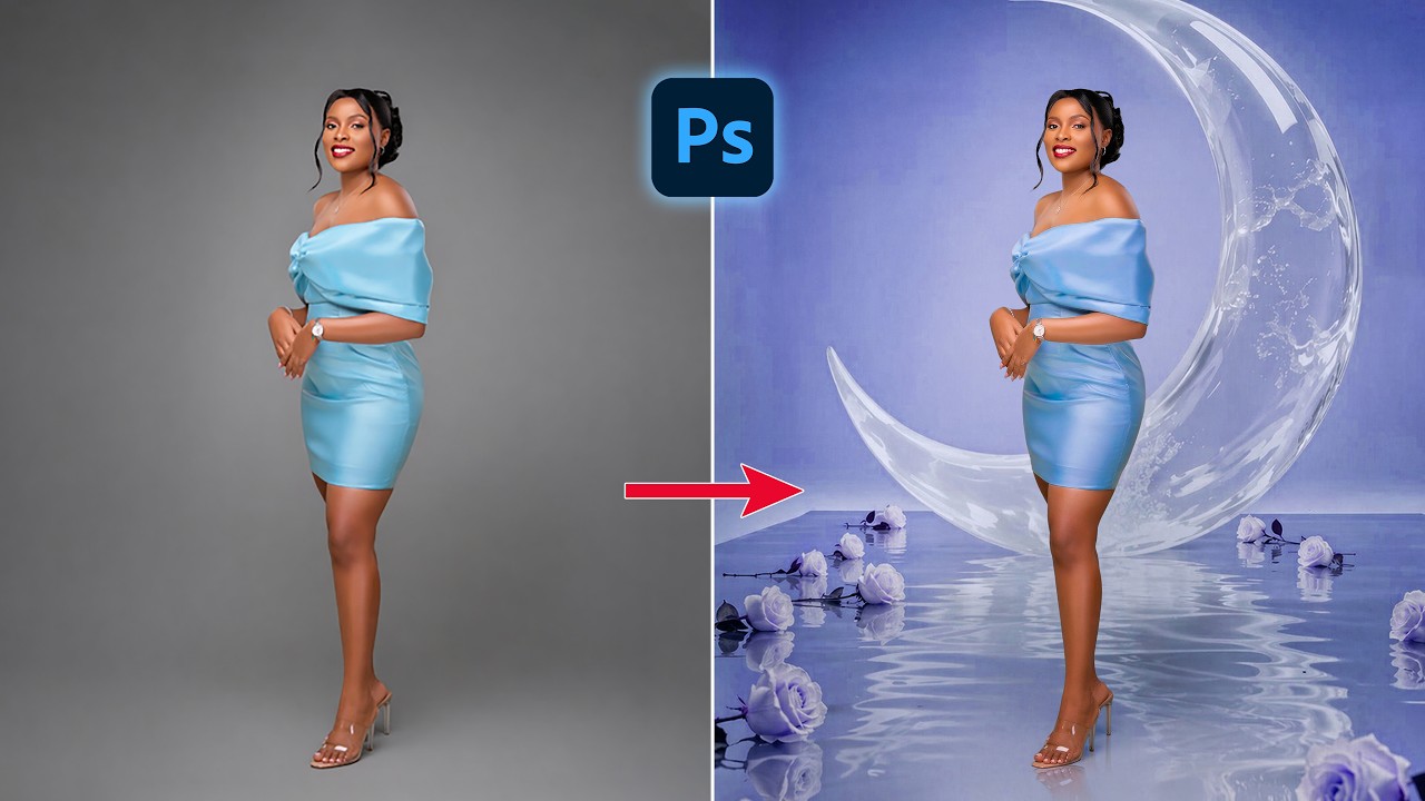 Как профессионально менять и обрабатывать фон в Photoshop