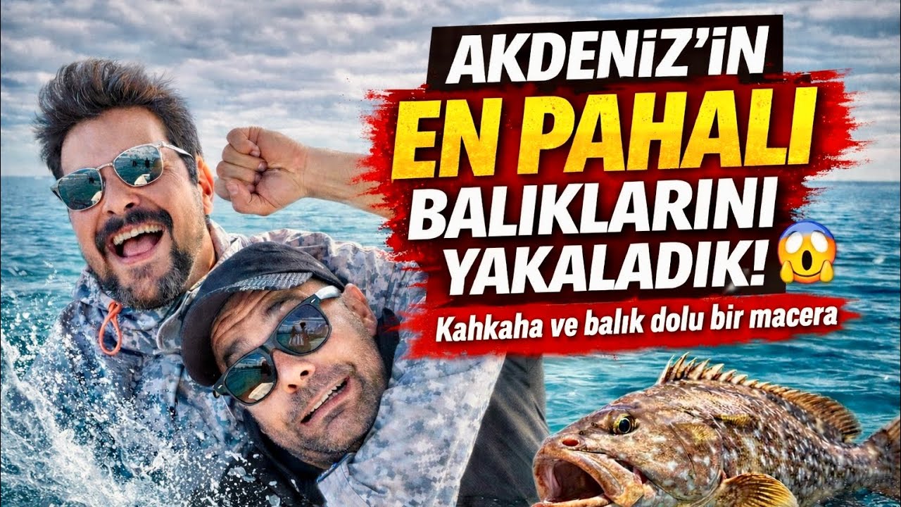 Silikon yemle Akdeniz’in en değerli balıklarını yakaladık. Eğlence dolu lagos balığı avı