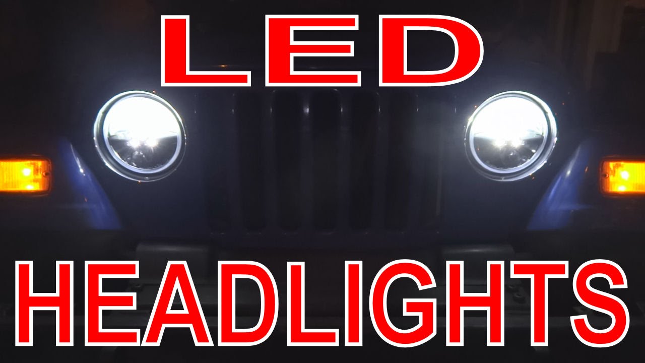 LED Headlights Install: Truck-Lite LED Front Lights on Jeep TJ Wrangler