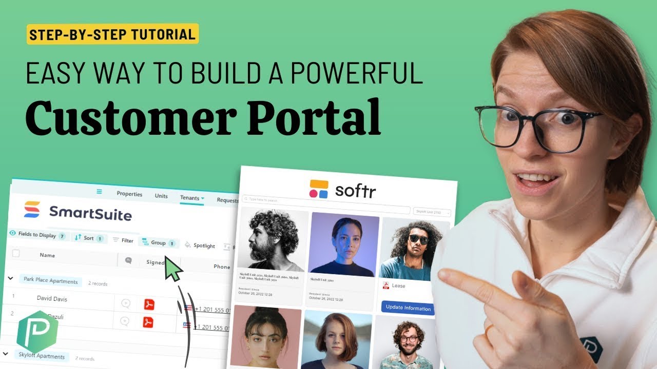 Create Your Own Customer Portal with SmartSuite + Softr
