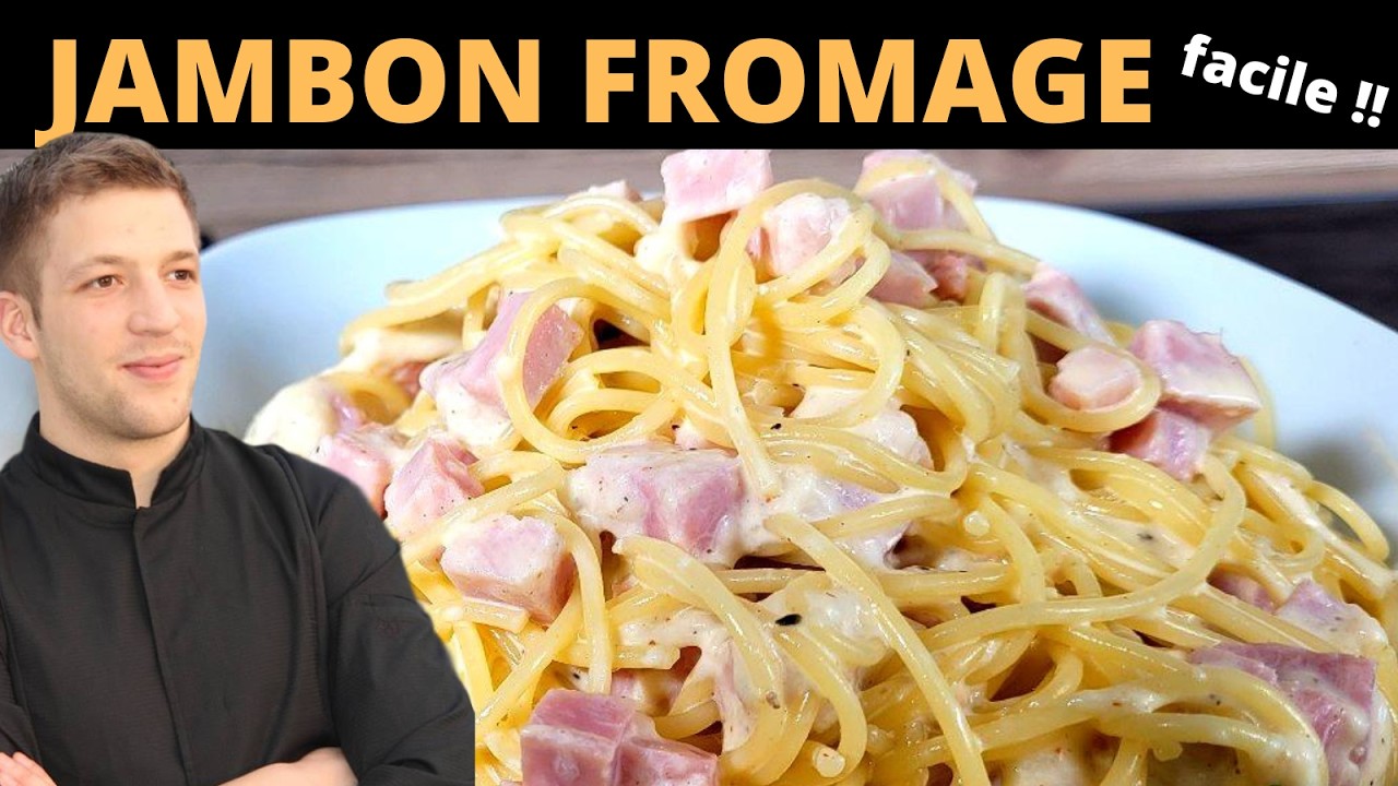 Comment faire des P&Acirc;TES JAMBON FROMAGE | Recette tr&egrave;&egrave;&egrave;s facile et rapide !